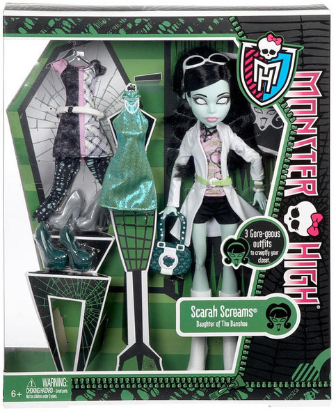 Monster High I Heart Fashion Scarah Screams Daughter of The Banshee Doll BLT96
