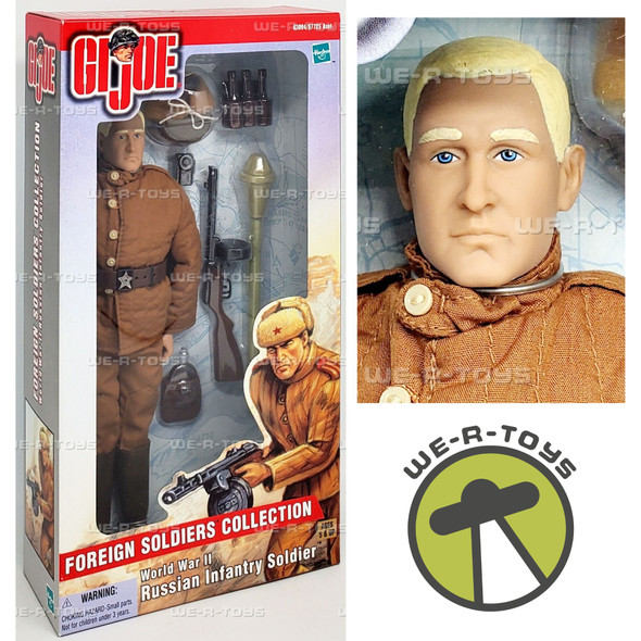G.I. Joe WWII Russian Infantry Soldier 2000 Hasbro 53004