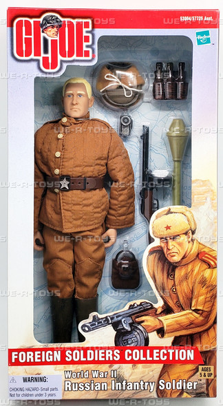 G.I. Joe WWII Russian Infantry Soldier 2000 Hasbro 53004