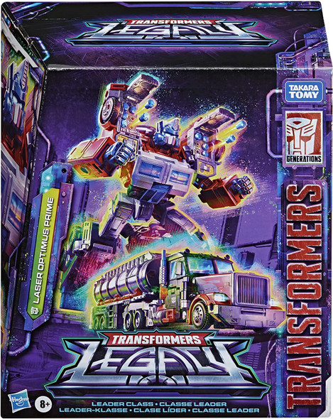 Transformers Generations Legacy Laser Optimus Prime Leader Class Action Figure