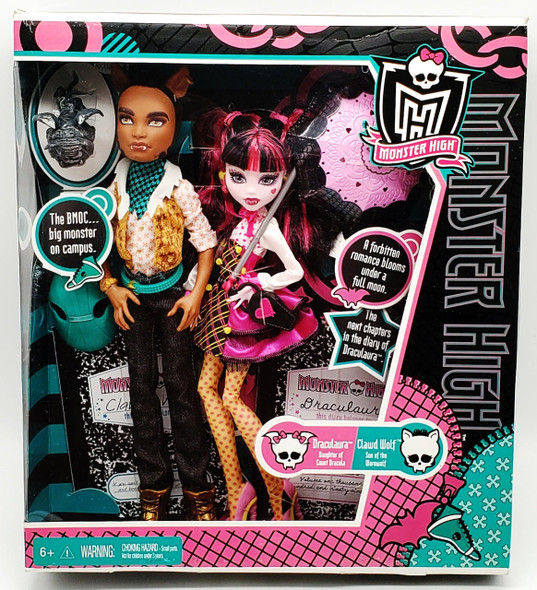 Monster High Draculaura & Clawd Wolf Music Festival Doll Set 2013