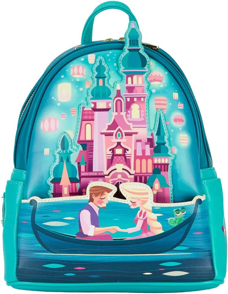 Disney Tangled Princess Castle Glow in the Dark Miniature Backpack Loungefly