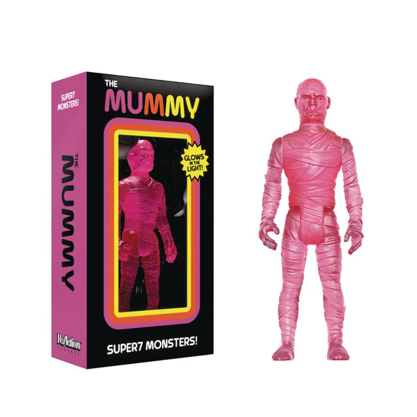 Universal Monsters Luminators The Mummy 3.75" ReAction Figure Super7