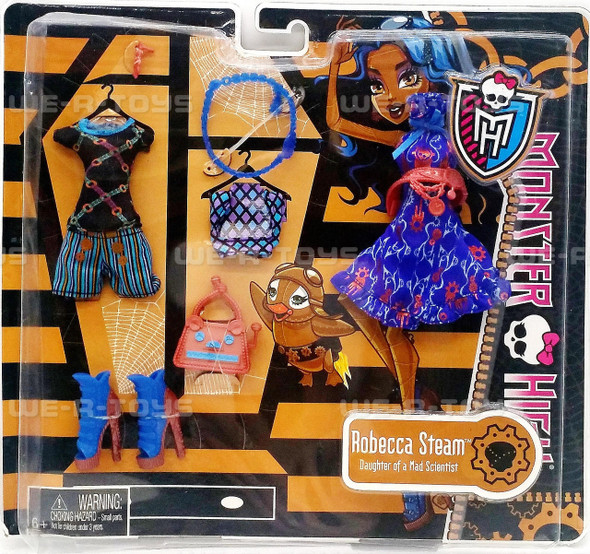  Monster High Robecca Steam Deluxe Fashion Pack 2012 Mattel #Y0407 