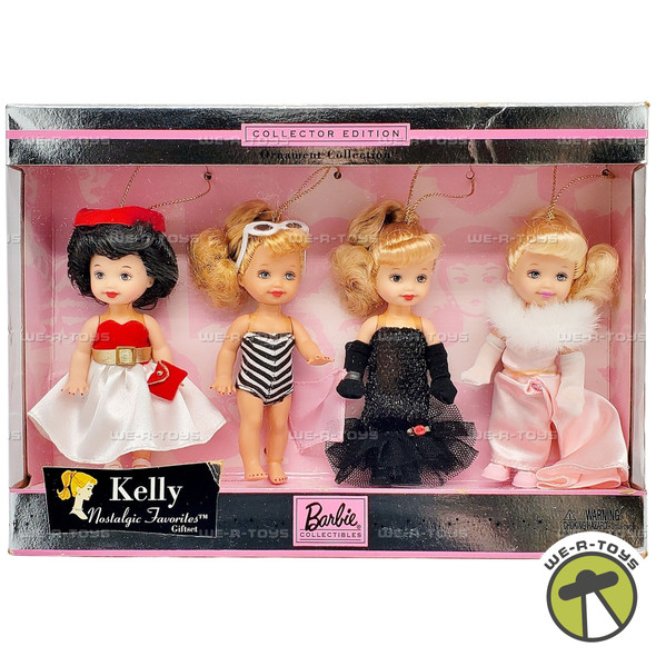 Barbie Nostalgic Favorites Kelly Doll Giftset Ornaments 2003 Mattel B5729