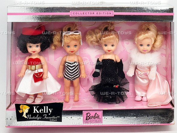 Barbie Nostalgic Favorites Kelly Doll Giftset Ornaments 2003 Mattel B5729