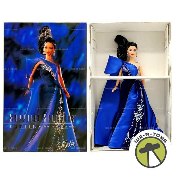 Sapphire Splendor Bob Mackie Barbie Doll 1996 Mattel 15523