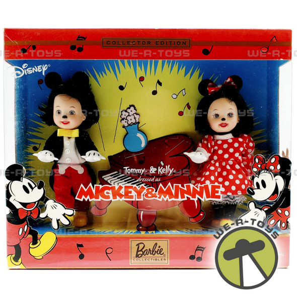 Tommy & Kelly as Disney's Mickey & Minnie Mouse Barbie Doll 2002 Mattel 55502