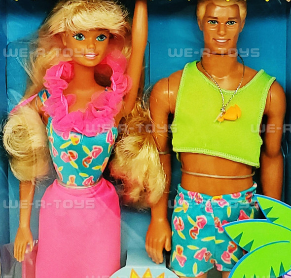  Barbie & Ken Island Fun Special Edition Dolls Mattel 1993 #10379 NEW 