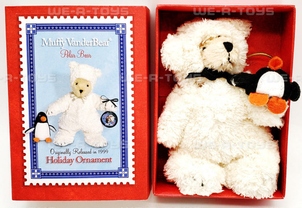 Muffy VanderBear Polar Bear Outfit Holiday Ornament NABC 2004 NEW 
