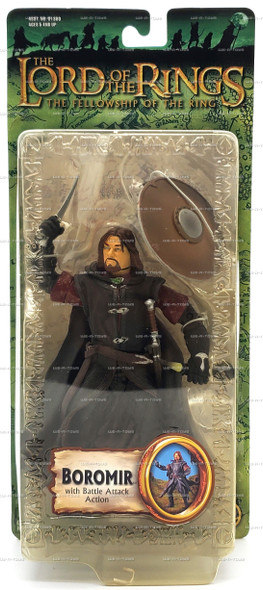 The Lord of the Rings Fellowship of the Ring Boromir with Battle Attack Action