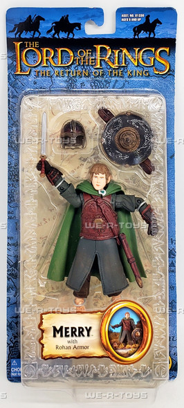 Lord of the Rings Return of the King Merry with Rohan Armor Figure Toy Biz 81333
