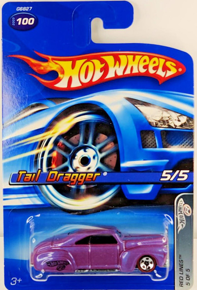 Hot Wheels 2005 Red Lines #100 Tail Dragger 5/5 Diecast Vehicle