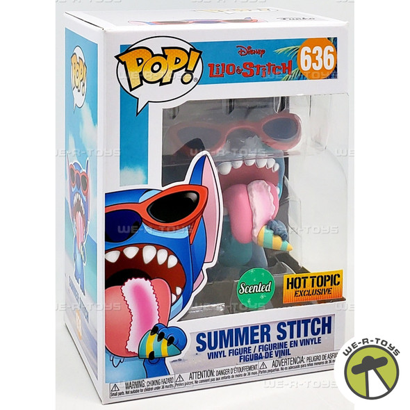 Funko POP Disney Lilo & Stitch 636 Summer Stitch Scented Vinyl Figure