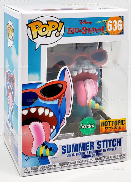Funko POP Disney Lilo & Stitch 636 Summer Stitch Scented Vinyl Figure