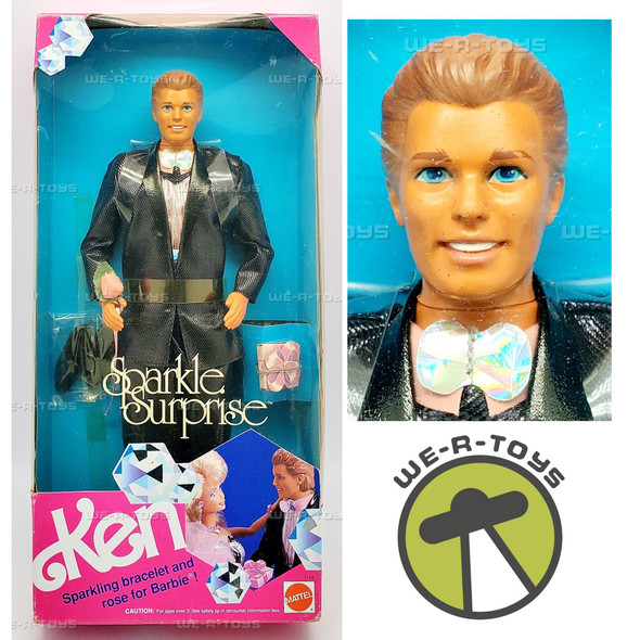 Sparkle Surprise Ken Friend of Barbie Doll 1991 Mattel No. 3149