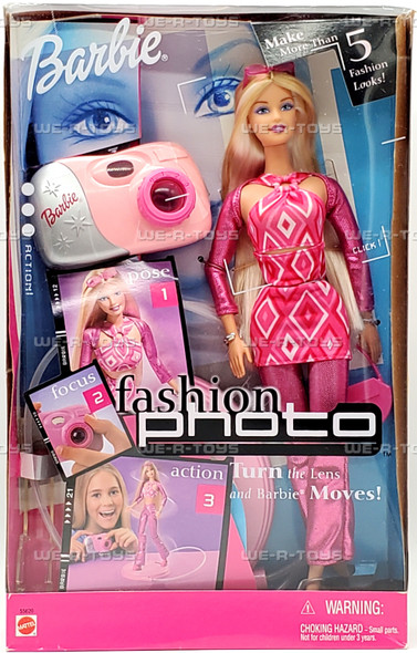 Fashion Photo Barbie Doll 2001 Mattel 55620