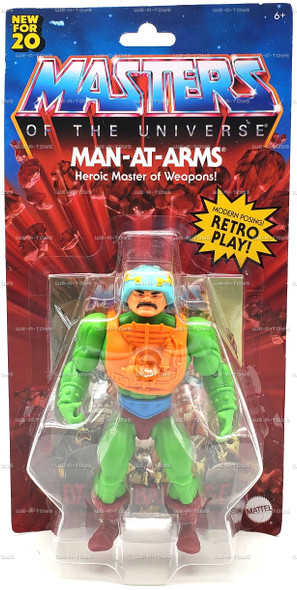 Masters of the Universe Man-At-Arms Heroic Master of Weapons Figure Mattel 2020