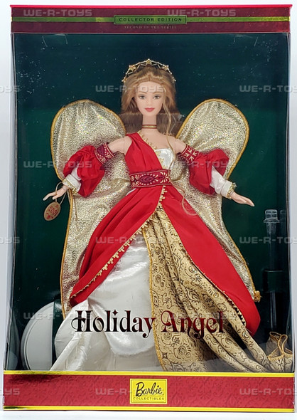 Holiday Angel 2 Barbie Doll Red Dress Collector Edition 2000 Mattel 29769
