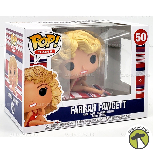 Funko POP Icons 50 Farrah Fawcett Vinyl Figure 2020