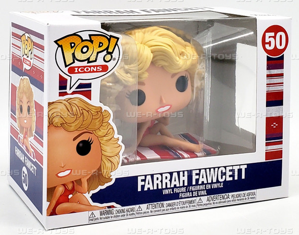 Funko POP Icons 50 Farrah Fawcett Vinyl Figure 2020