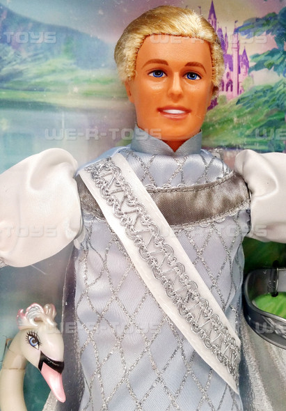 Ken as Prince Daniel Barbie of Swan Lake Doll with Swan 2003 Mattel B2768