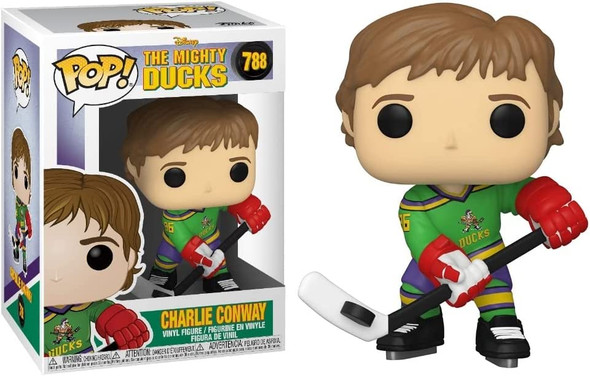 Funko Pop! Disney 788 The Mighty Ducks Charlie Conway Vinyl Figure 2021