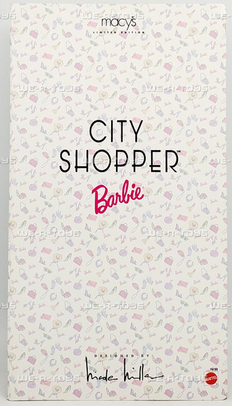 Barbie City Shopper Macy's Limited Edition Nicole Miller Doll 1996 Mattel 16289