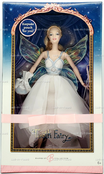 Tooth Fairy Pink Label Barbie Doll 2006 Mattel K7942