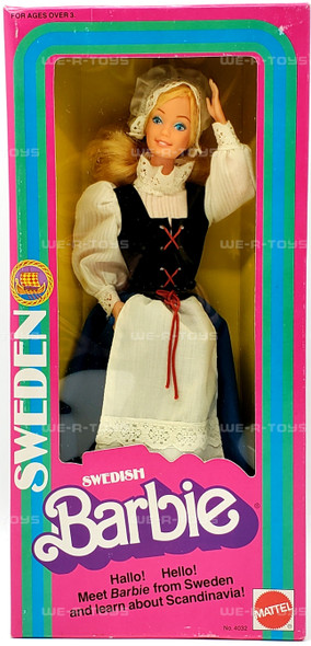 Swedish Barbie Doll 1982 Mattel 4032