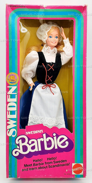 Swedish Barbie Doll 1982 Mattel 4032