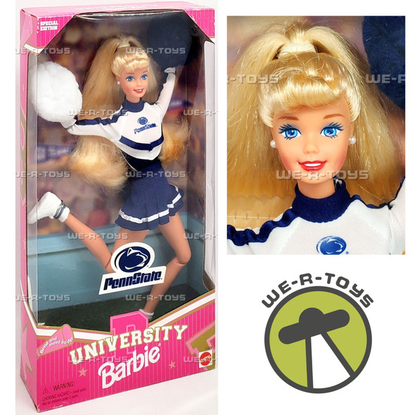 Penn State University Cheerleader Special Edition Barbie Doll 1996 Mattel 17698