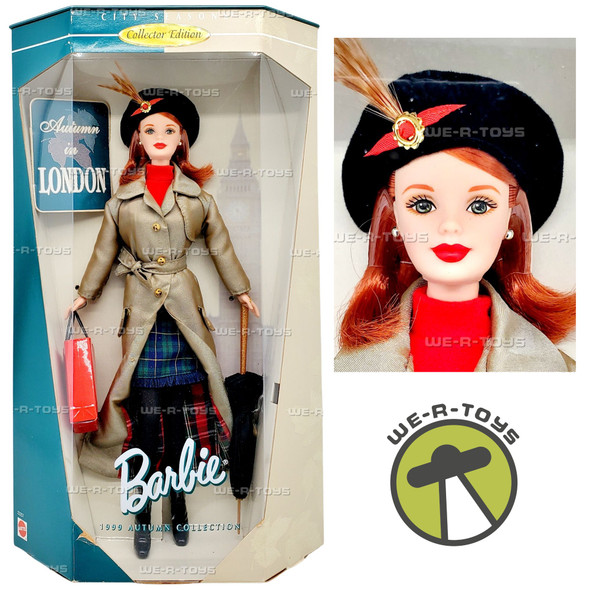 Autumn in London Barbie Doll City Seasons 1999 Mattel 22257