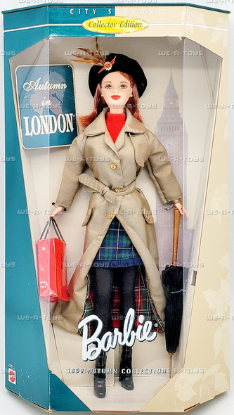 Autumn in London Barbie Doll City Seasons 1999 Mattel 22257