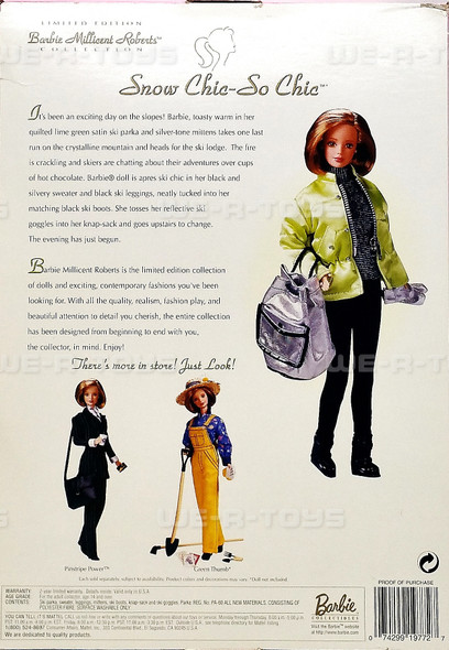 Snow Chic-So Chic Barbie Millicent Roberts Collection Fashion 1997 Mattel 19772