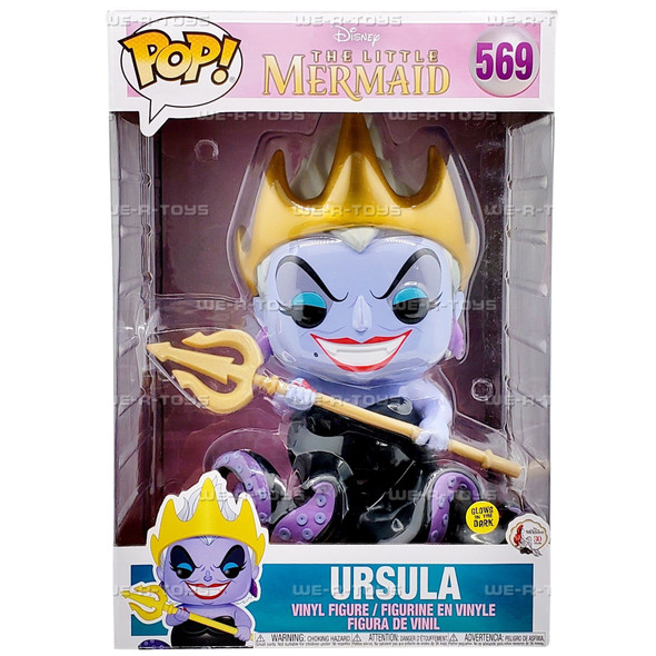 Funko POP Disney The Little Mermaid 569 Ursula Glow in the Dark Vinyl Figure