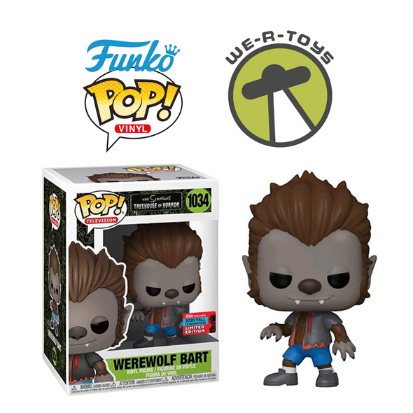 Funko Pop! TV 1034 The Simpsons Treehouse of Horror Werewolf Bart Vinyl Figure