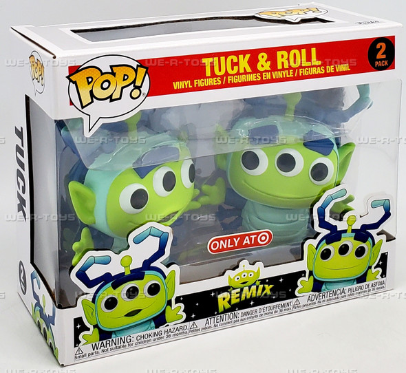 Funko POP Disney Pixar Remix Aliens as Tuck & Roll Vinyl Figures 2 Pack 2020