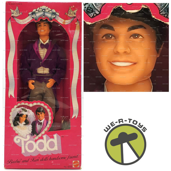 Barbie & Ken's Handsome Friend Todd Doll He's a Groom Mattel 1982 #4253