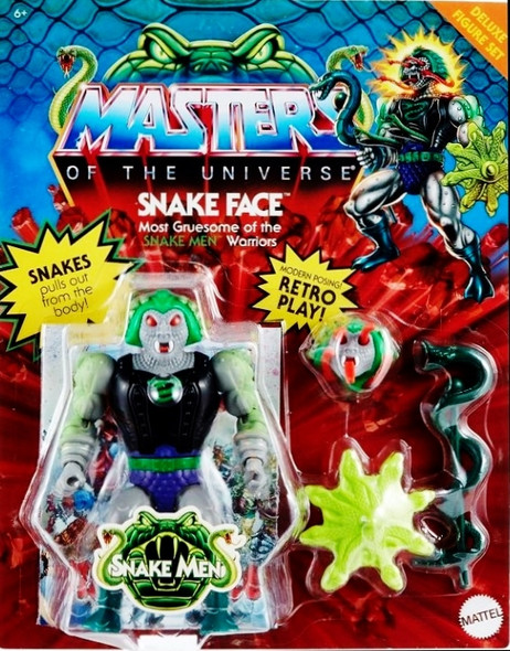 Masters of the Universe Origins Snake Face 5.5" Deluxe Action Figure Mattel HKM87