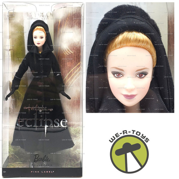 Twilight Saga Eclipse Jane Barbie Collector Doll Pink Label Mattel #T7676