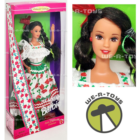 Barbie Dolls of the World Collection Mexican Barbie Doll Mattel 1995 #14449 NEW
