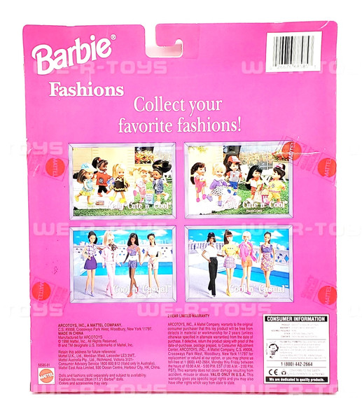 Barbie Clothes 3 Fashion Gift Pack w/ Pink Dress 1998 Mattel No. 68585-81 NRFB