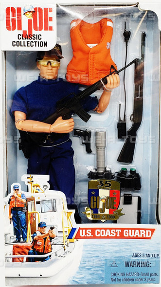 G.I. Joe GI Joe Classic Collection U.S. Coast Guard 12" Action Figure Hasbro 1998 NEW