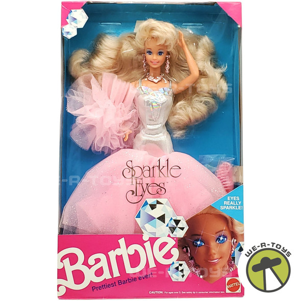 Barbie Sparkle Eyes Doll Prettiest Barbie Ever! 1991 Mattel 2482