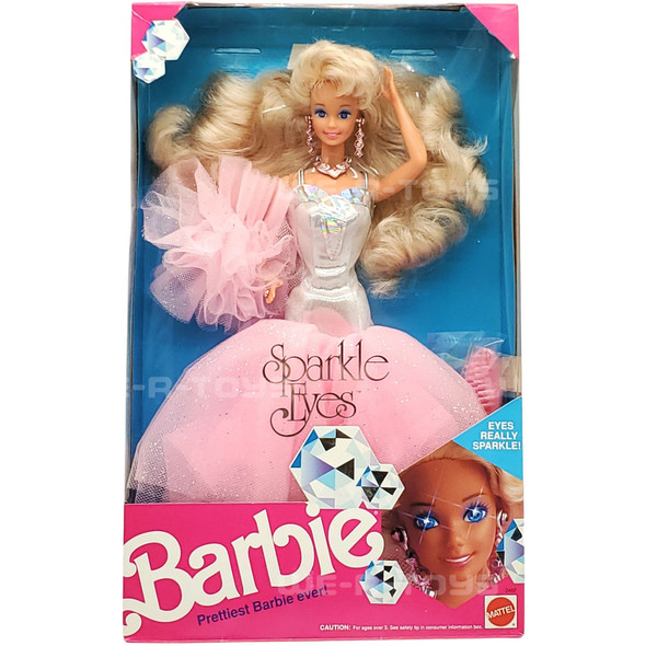 Barbie Sparkle Eyes Doll Prettiest Barbie Ever! 1991 Mattel 2482