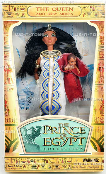 The Prince of Egypt Collection The Queen and Baby Moses Dolls 1998 Hasbro 65156