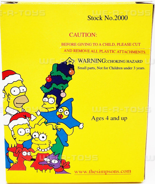 The Simpsons Homer Ornament Arte Cielo Inc #2000 NEW