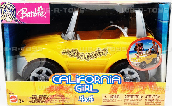 Barbie California Girl 4x4 Vehicle Mattel 2003 #67385 NEW