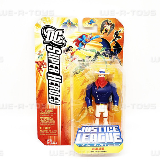 DC Superheroes Justice League Unlimited Vigilante Figure Mattel 2006 #J5162